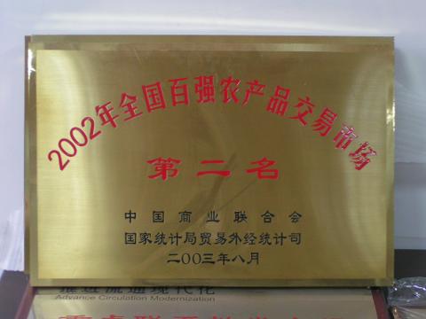 100强第二名（2002）