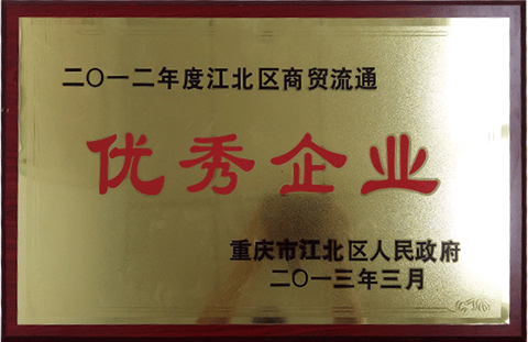 优秀企业（2012）